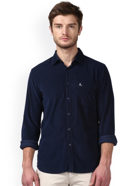

Parx Men Blue Smart Slim Fit Solid Casual Shirt