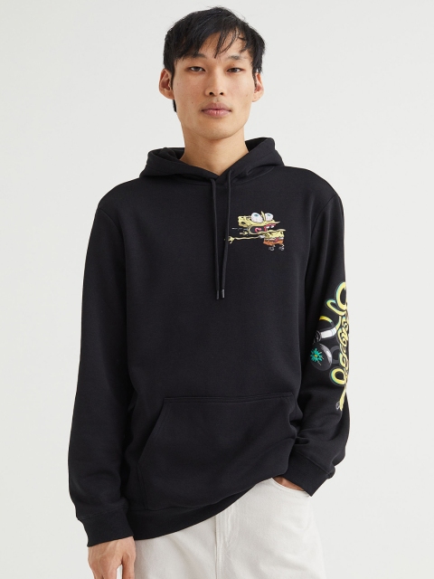 

H&M Regular Fit Hoodie, Black