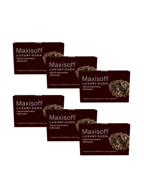 

Maxisoft Set Of 6 Luxury Oudh Bathing Bar 75 g Each., Na