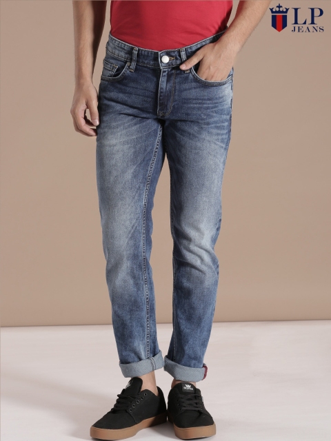 

Louis Philippe Jeans Blue Matt Slim Fit Jeans