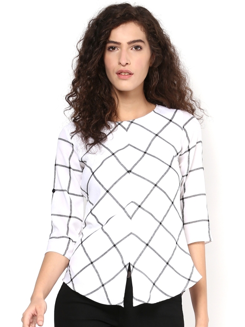 

Martini Women White & Black Printed Top