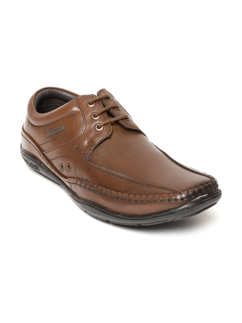 

Buckaroo Men Brown Leather Derbys
