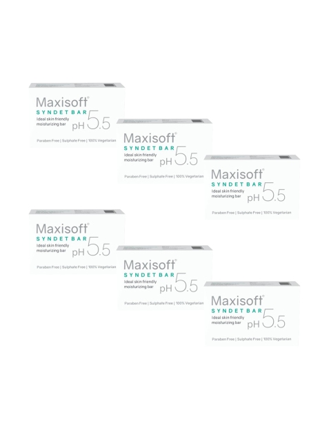 

Maxisoft Set Of 6 Syndet Bar 450gm, White