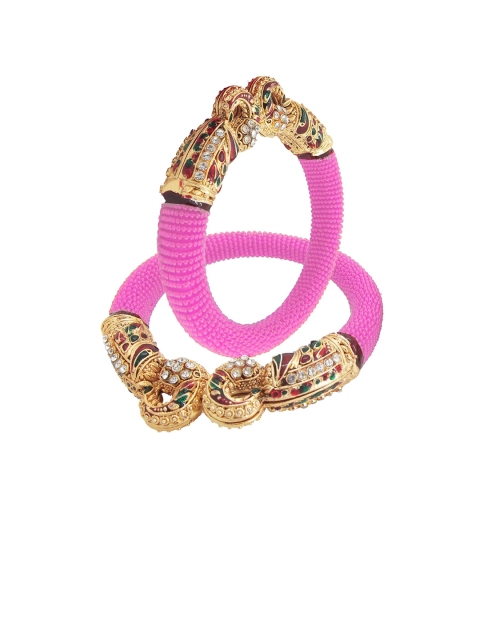 

FEMMIBELLA Women Gold-Plated Kada, Pink