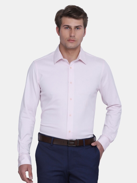 

Blackberrys Men Slim Fit Cotton Formal Shirt, Pink