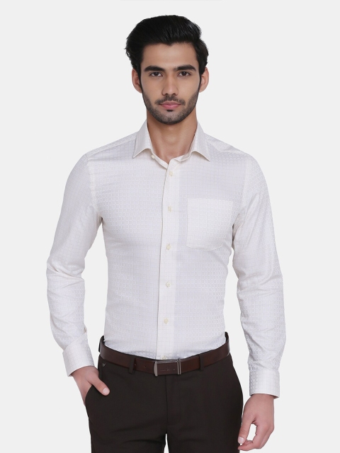 

Blackberrys Men Slim Fit Formal Shirt, White