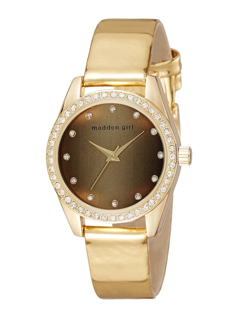 

Madden Girl Women Brown Analogue Watch SMGW010G