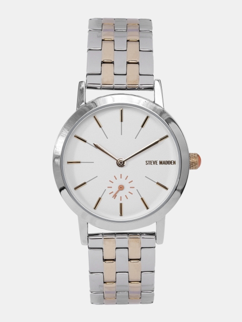 

Steve Madden Women Off-White Analogue Watch SMW018TGS