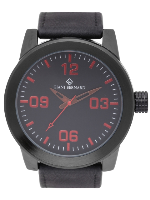 

Giani Bernard Men Gunmetal-Toned Analogue Watch GB-103D, Metallic