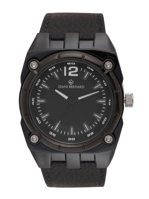

Giani Bernard Men Black Analogue Watch GB-1108E
