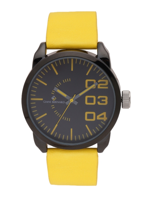

Giani Bernard Men Black Analogue Watch GB-1113A