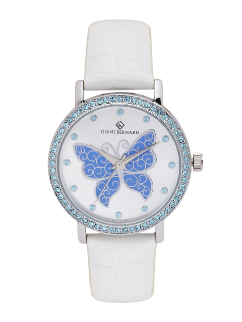 

Giani Bernard Women Silver-Toned & Blue Analogue Watch GBL-04E