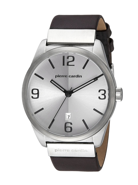 

pierre cardin Men Silver-Toned Analogue Watch PC107911F01