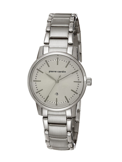 

pierre cardin Women Silver-Toned Analogue Watch PC901862F03