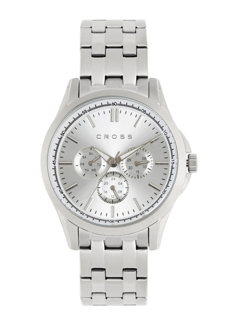 

Cross Men Silver-Toned Multifunction Analogue Watch CR8039-22