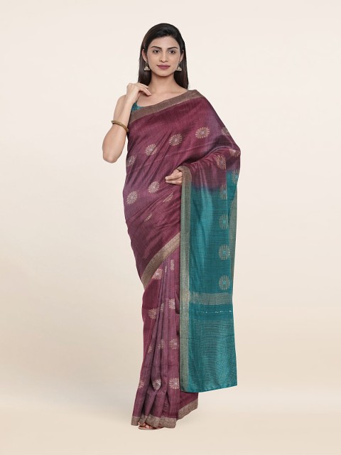 

Pothys Ethnic Motifs Zari Saree, Pink