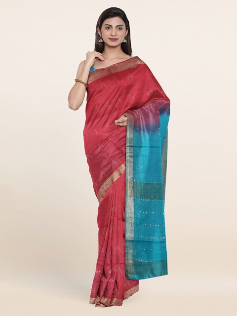 

Pothys Ethnic Motifs Zari Saree, Red