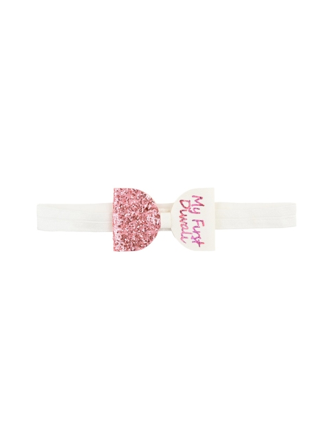 

Aye Candy Girls My First Diwali Bow Headband, Pink
