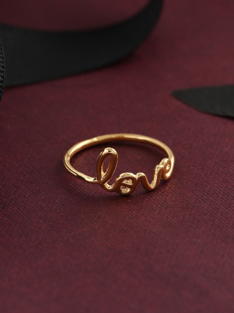 

Tistabene Gold-Plated Love-Charm Finger Ring