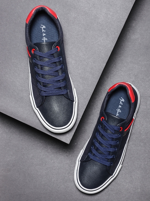 

Mast & Harbour Men Navy Blue Sneakers