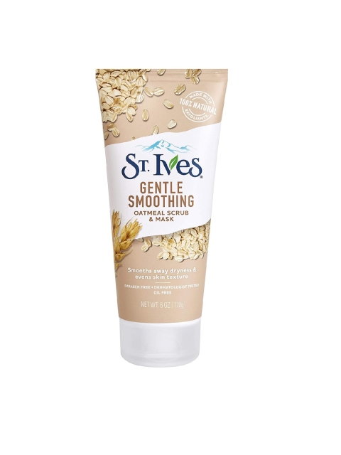 

St. Ives Nourish & Smooth Oatmeal Face Scrub & Mask 170ml, Brown