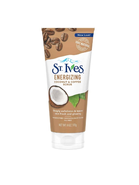 

St. Ives Energizing Coconut & Coffee Scrub, 170ml, Brown