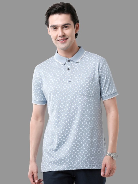 

Classic Polo Men Plus Size Polo Collar Slim Fit T-shirt, Blue