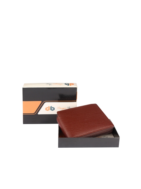 

Designer Bugs Men Zip Around Wallet, Brown