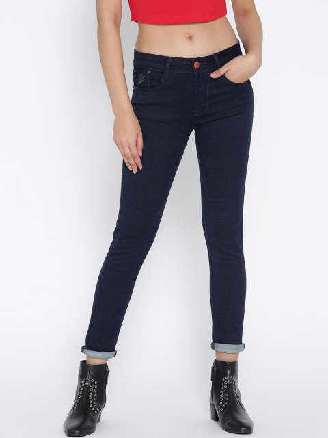 

Code 61 Women Blue Jeggings Fit Mid-Rise Clean Look Stretchable Jeans