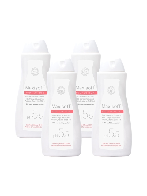 

Maxisoft Pack Of 4 Body Lotion With Shea Butter Cocoa Butter, Na