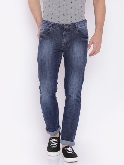 

Parx Men Blue Slim Fit Mid-Rise Clean Look Stretchable Jeans