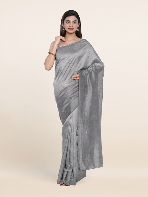 

Pothys Floral Printed Saree, Grey
