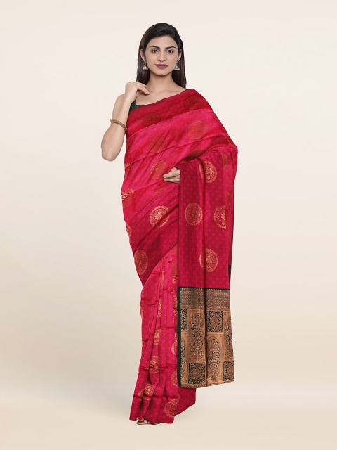 

Pothys Woven Design Zari Saree, Pink