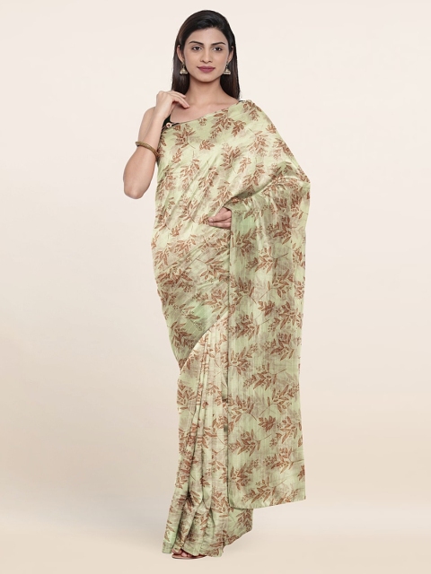 

Pothys Floral Printed Saree, Green
