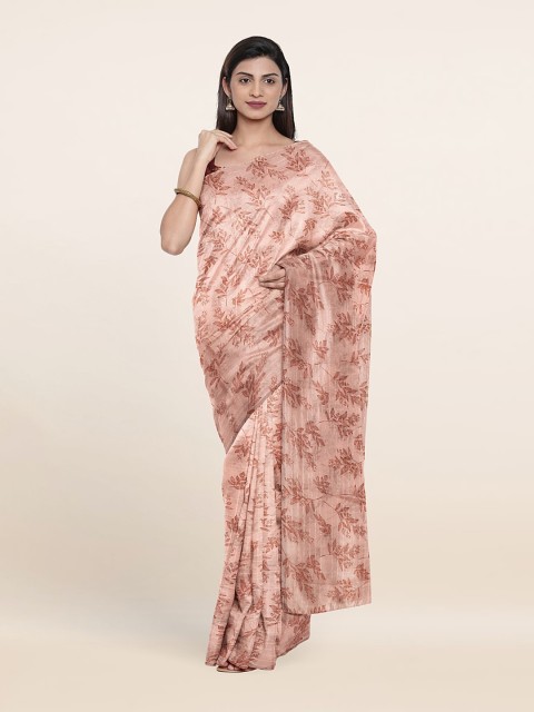 

Pothys Floral Zari Saree, Pink