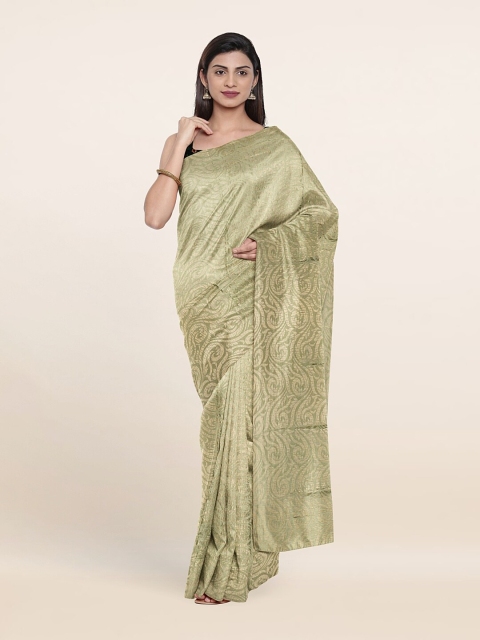 

Pothys Woven Design Saree, Green