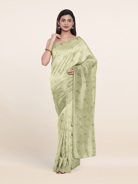 

Pothys Floral Printed Saree, Green
