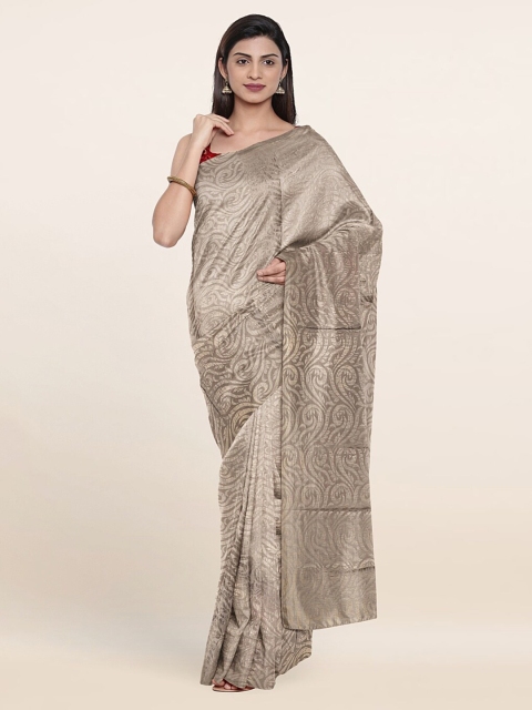 

Pothys Abstract Printed Saree, Grey