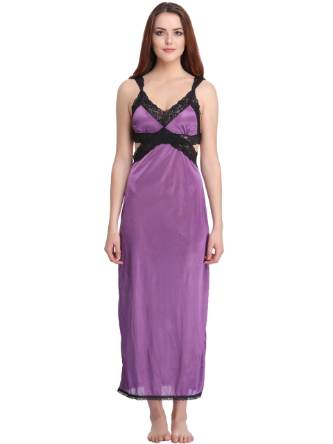 

Clovia Purple Nightdress NS0852P15