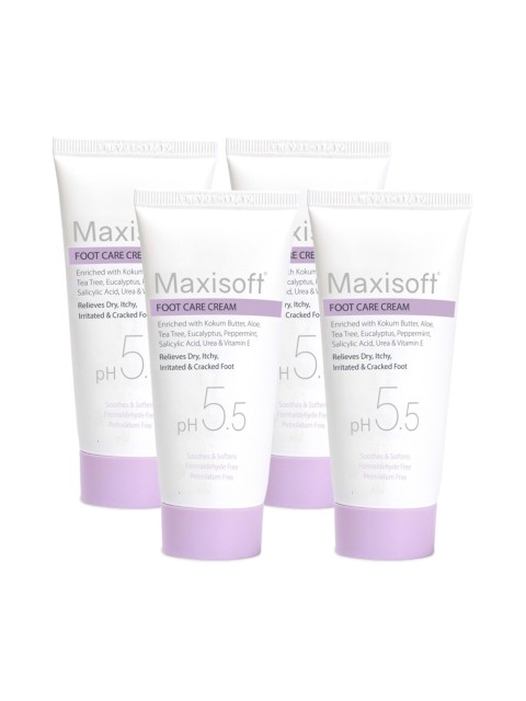 

Maxisoft Set Of 4 Foot Care Cream 240gm, Na