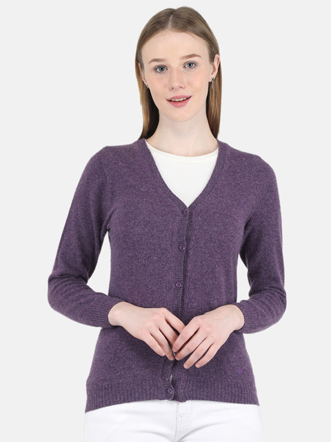 

Monte Carlo Women Purple Cardigan