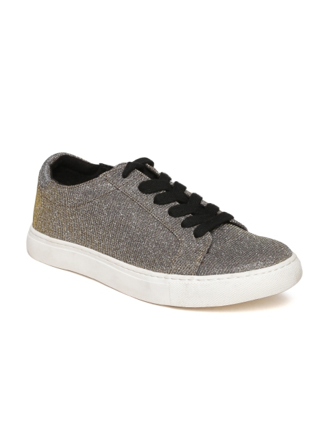 

Kenneth Cole Women Silver-Toned Sneakers