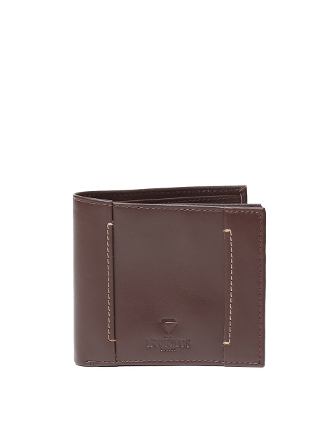 

INVICTUS Men Coffee Brown Solid Two Fold Wallet