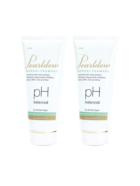 

Pearldew Set Of 2 Herbal Shampoo, Na
