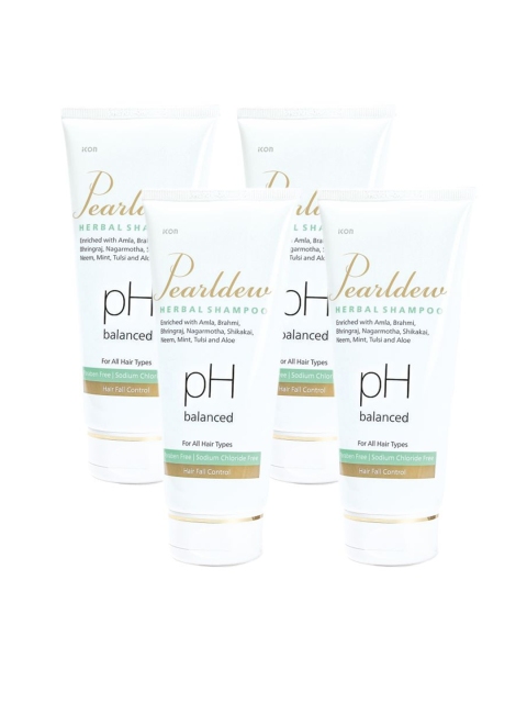 

Pearldew Set Of 4 Herbal Shampoo 100 ml, Na