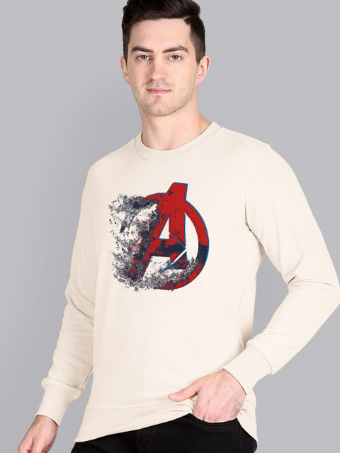 

Free Authority Men Printed Sweatshirt, Off white