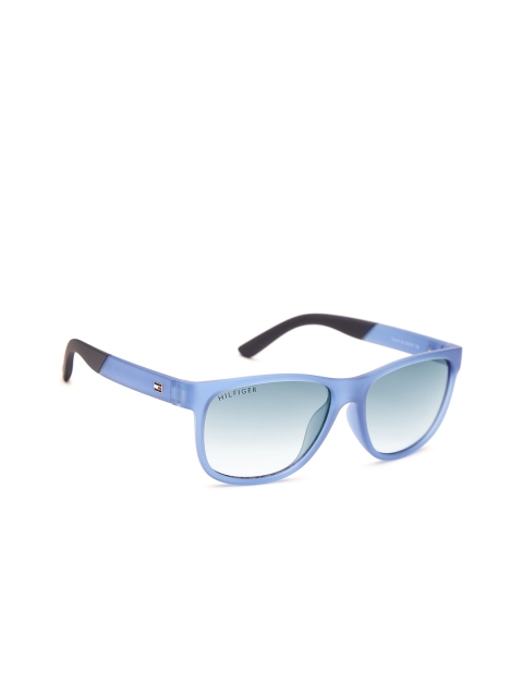 

Tommy Hilfiger Men Wayfarer Sunglasses TH 817 C2 S, Blue