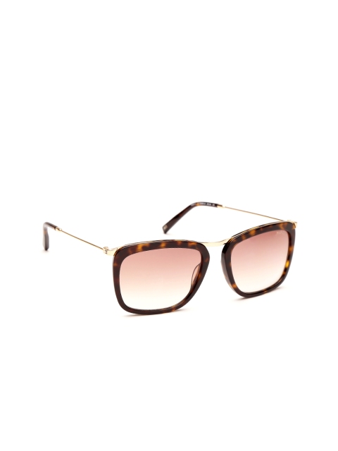 

Tommy Hilfiger Unisex Printed Rectangle Sunglasses, Brown