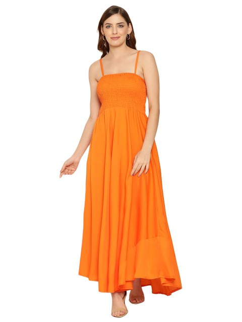 

Aawari Women Maxi Dress, Orange