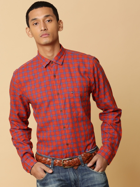 

Mr Bowerbird Men Red Tailored Fit Premium Red Plaid Favorite Shirt